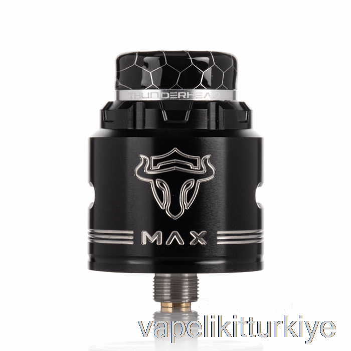 Vape Elektronik Sigara Thunderhead Kreasyonları Tauren Max 25mm Bf Rda Gümüş Siyah